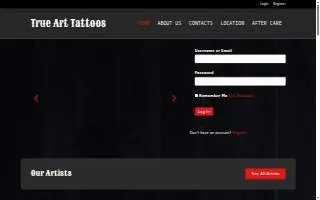True Art Tattoos, Inc of Cleveland website