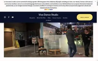 Viva Dance Studio website