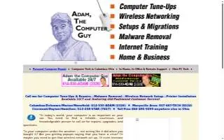 Adam The Computer Guy website