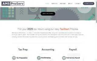 AMS ProServ website