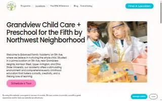 Balanced Family Academy of Columbus website