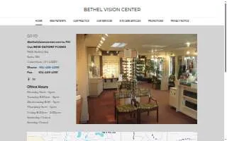 Bethel Vision Center of Columbus website