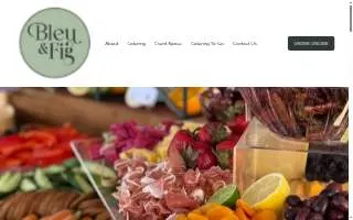 Bleu & Fig website