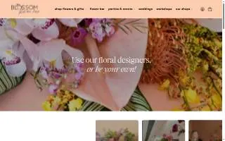 Blossom Flower Bar website