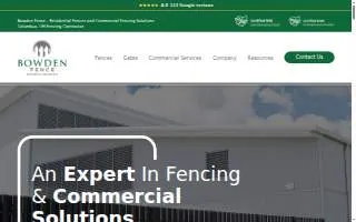 Bowden Fence Company website