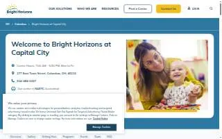 Bright Horizons at Capital City website