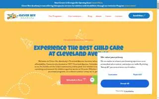 Clever Bee Academy - Affordable Child Daycare Center of Columbus website