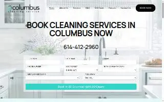 Columbus Cleaning Service website