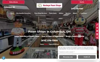 Columbus Pawn Shop website