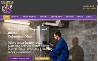 Columbus Water Heater Pros website