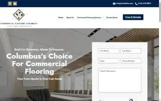 Commercial Flooring Columbus website