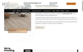 Davila Floors & Tile website
