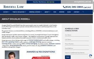 Douglas E. Riddell, Esq. of Columbus website