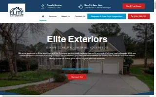 Elite Exteriors Unlimited website