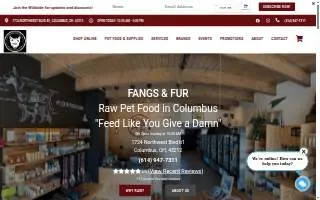 Fangs & Fur website