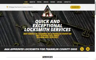Gold Locksmith LLC website
