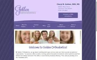 Golden Orthodontics website