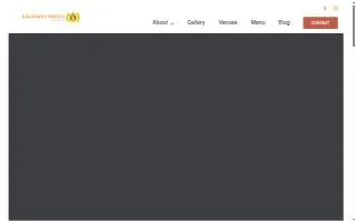 Gourmet Fresh Catering website