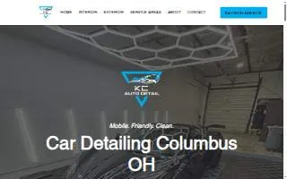 KC Auto Detailing of Columbus website