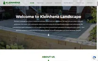Kleinhenz Landscape website