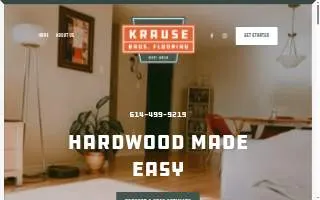 Krause Brothers Flooring website