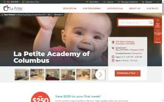 La Petite Academy of Columbus website