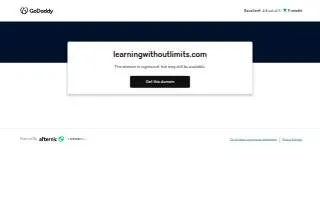 Learning Without Limits Educational Services website