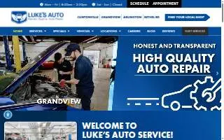 Luke's Auto Repair - Upper Arlington website