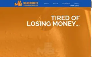 McDermott Plumbing of Columbus website