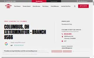 Orkin of Columbus website