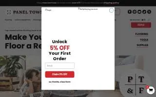Panel Town & Floors website