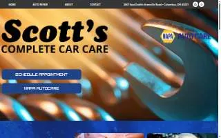 Scott's Complete Car Care website