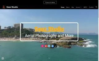 Seaz Studio website