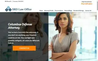 SRD Law Office website