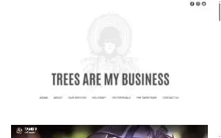 Trees Are My Business website
