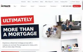 Ultimate Mortgage Brokers, LLC website