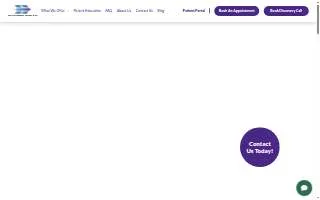 Vine Performance Therapy and Wellness website