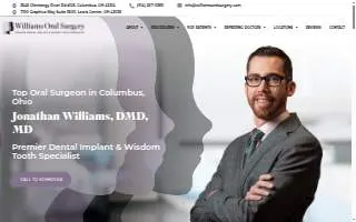 Williams Oral Surgery: Jonathan T. Williams DMD, MD website