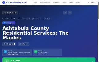 Ashtabula County Residential Services; The Maples