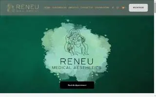 Reneu Medical Aesthetics website