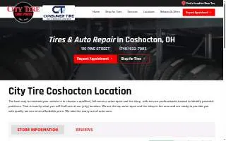 City Tire Pros - Coshocton website