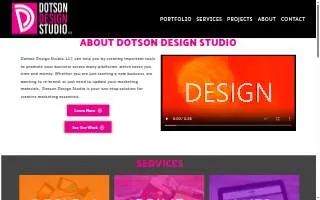 Dotson Design Studio, LLC. website