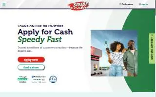 Speedy Car Wash of Evans website