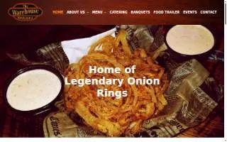 Warehouse Restaurants website