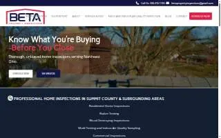 Beta Property Inspections LLC website