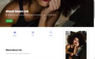 Black Moon Ink website