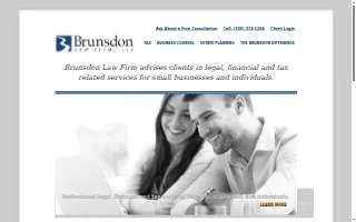 Brunsdon Law Firm, LLC of Cuyahoga Falls website