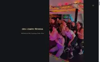 Dev Claire Fitness website
