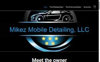 Mikez Mobile Detailing website