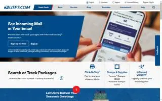 USPS Collection Box website